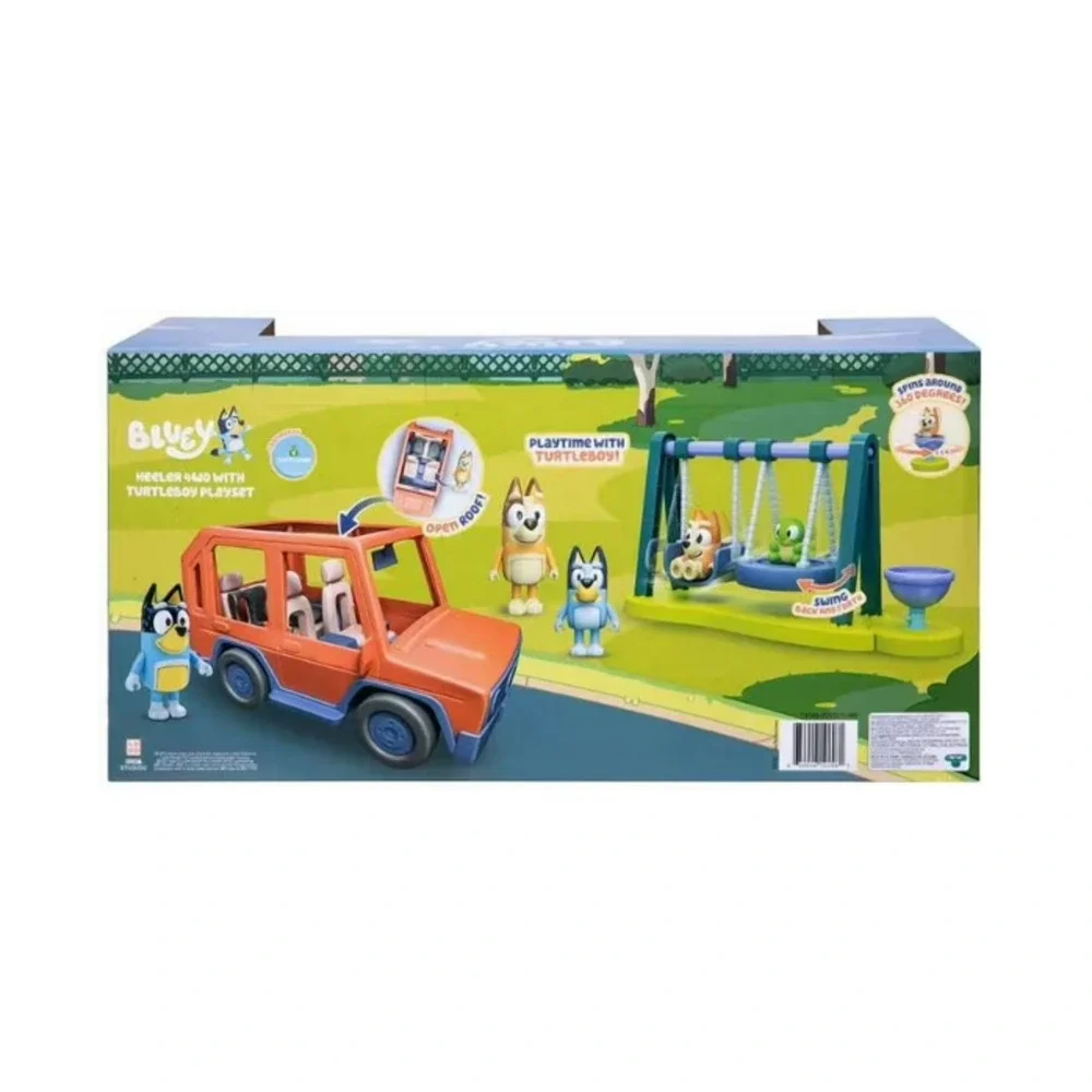New Bluey Heeler 4WD with Turtleboy Playset NIB Vehicle Figures
